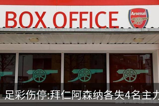 足彩伤停:拜仁阿森纳各失4名主力 巴列卡诺1门停赛
